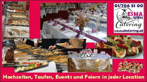 Ketering Wien Catering Hochzeiten, Taufen, Verlobungen